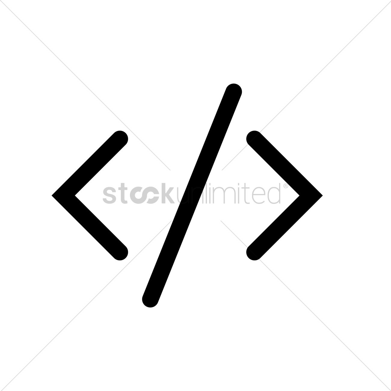 1300x1300 Html Icon Vector Image