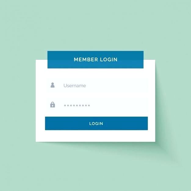 626x626 Simple Login Template Free Vector Download Free Login Template
