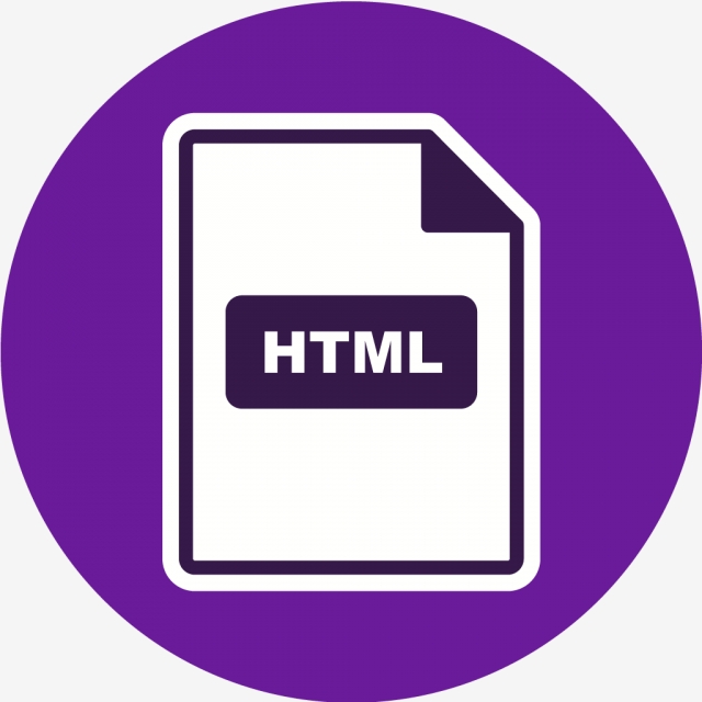 640x640 Vector Html Icon, Html, Document, Png And Vector For Free