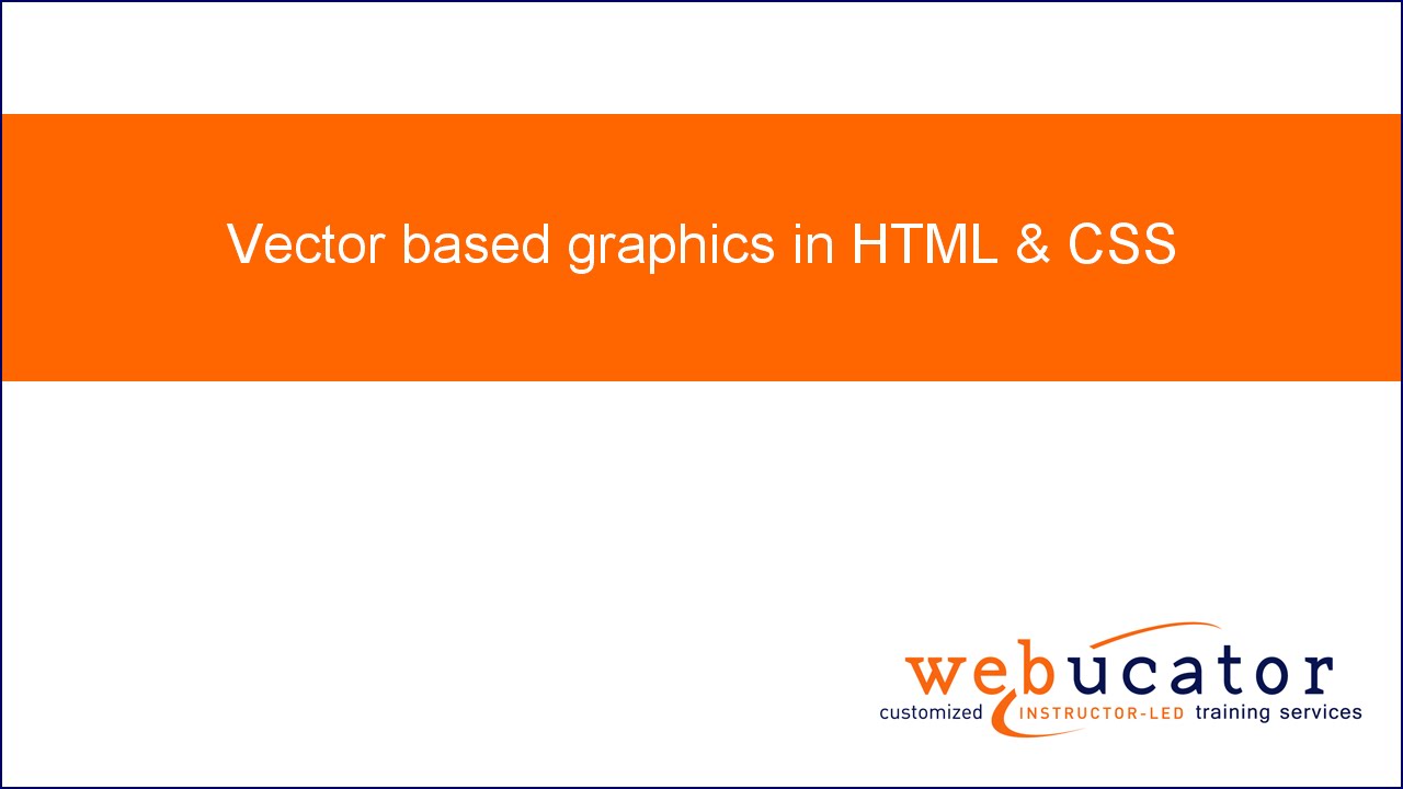 1280x720 Vector Based Graphics In Html Css