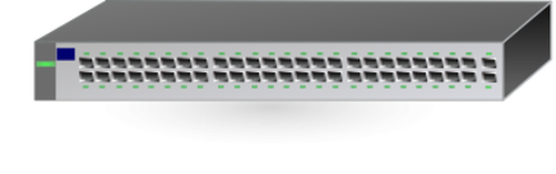 500x157 Hp Network Switch Hub Vector Image