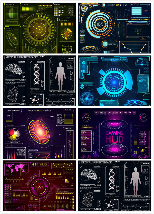Hud Interface Vector