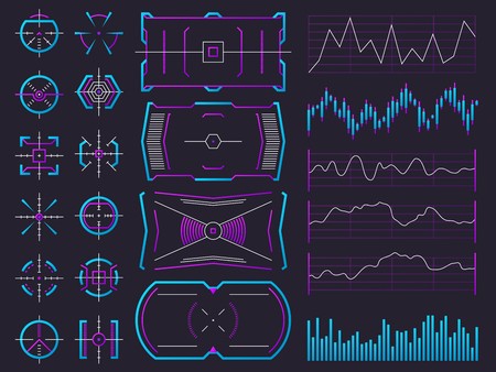 450x338 Futuristic Ui Design Hologram Screens Chart, Graph, Interface