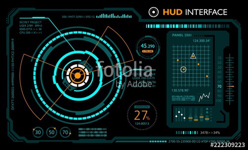 500x303 Hud Interface Panel Futuristic Stock Image And Royalty Free