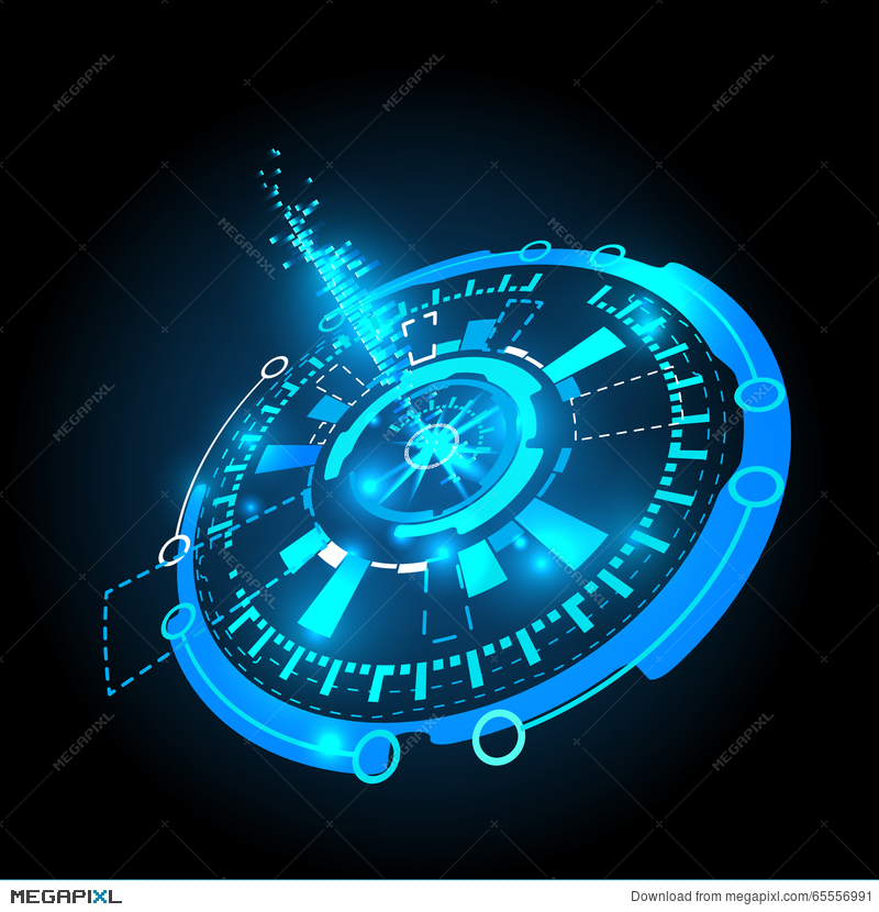 Futuristic Interface, Hud, Vector Background Illustration 800x830 Futuristic Interface, Hud, Vector Background Illustration