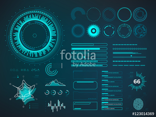 Futuristic User Interface Hud Infographic Vector Elements Stock 500x375 Futuristic User Interface Hud Infographic Vector Elements Stock