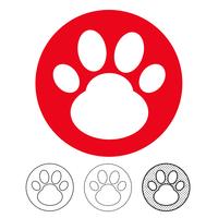 Huella De Perro Gratis Vector 200x200 Huella De Perro Gratis Vector
