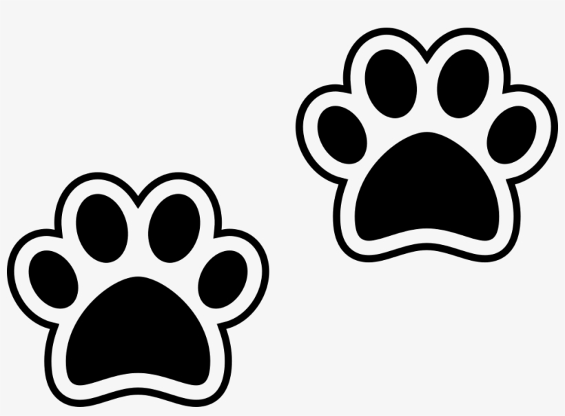 Dog Pawprints Vector 820x603 Dog Pawprints Vector