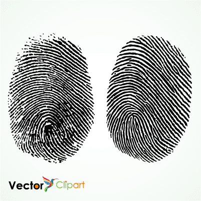 Vector Clipart Huellas Digitales 401x401 Vector Clipart Huellas Digitales