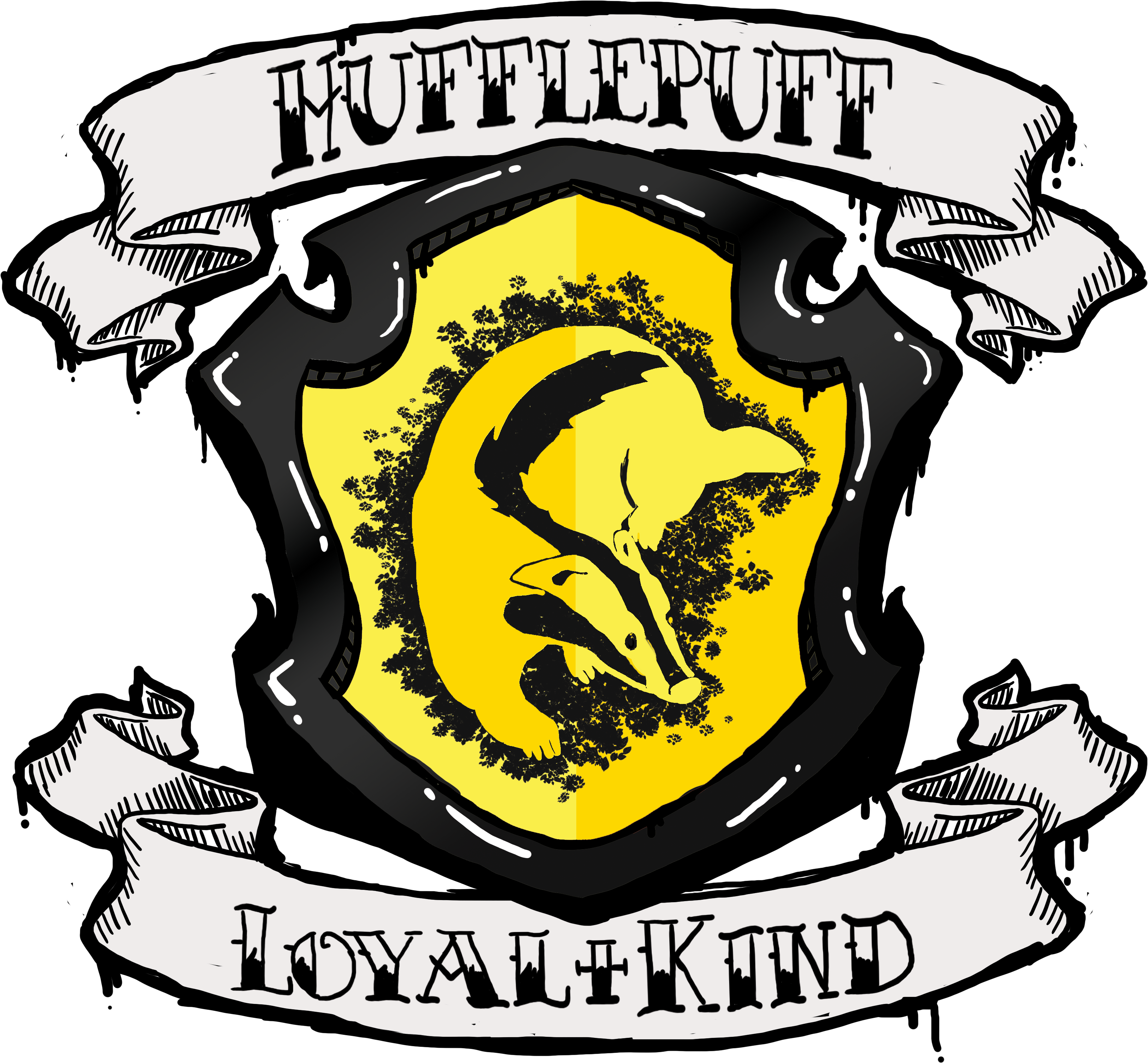 Hufflepuff Crest Vector at Collection of Hufflepuff