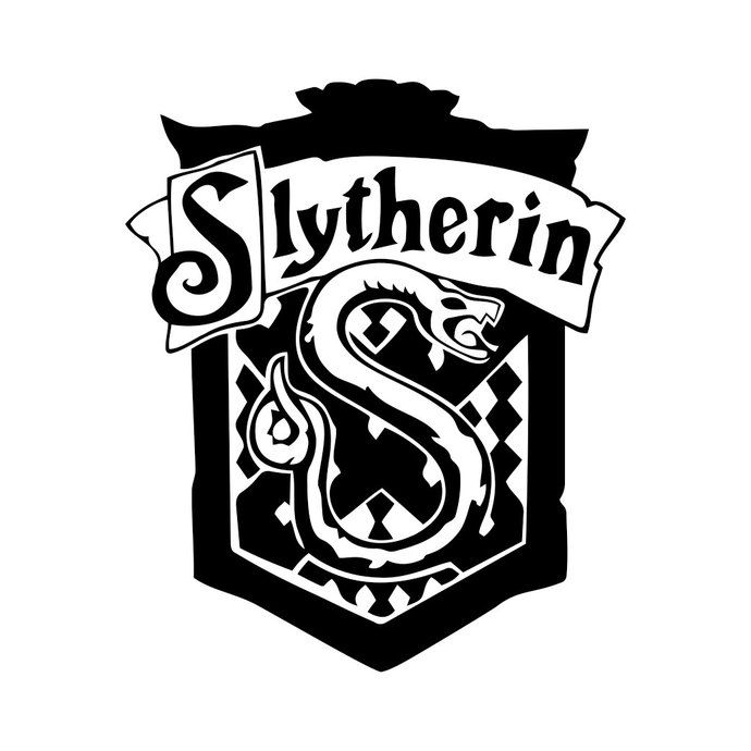 690x690 Slytherin Harry Potter House Badge Crest Graphics Design Dxf