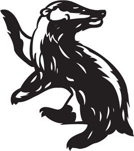 268x300 Hufflepuff Badger Silhouette Cricut Harry Potter Quilt, Harry