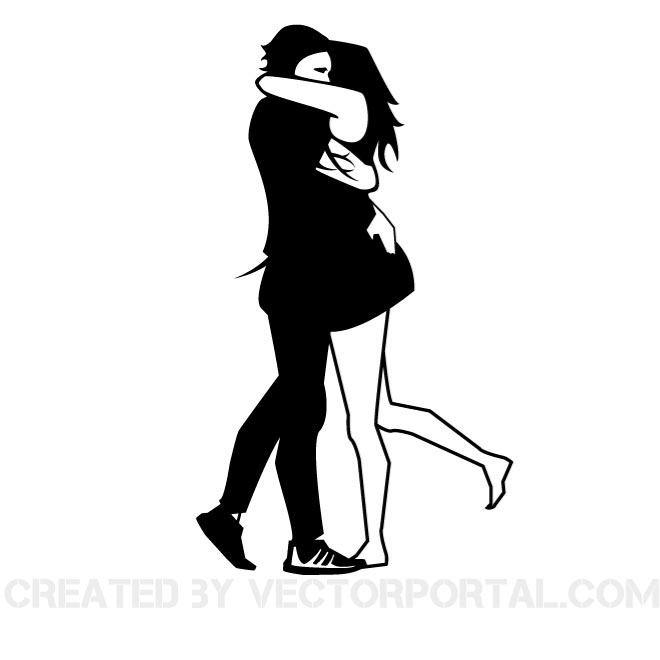 Hug Vector Illustration 660x660 Hug Vector Illustration