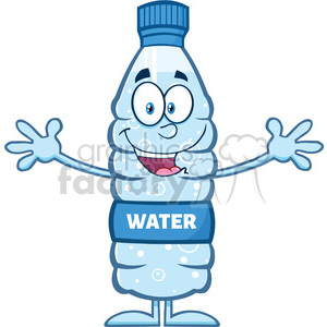 Royalty Free Rf Clipart Illustration Smiling Water Plastic Bottle 300x300 Royalty Free Rf Clipart Illustration Smiling Water Plastic Bottle