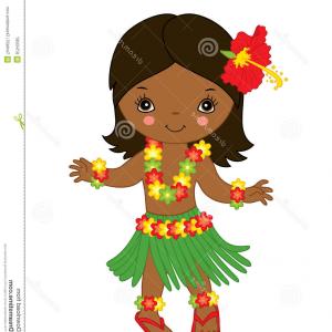 300x300 Photostock Vector Hawaiian Hula Girl Dancer Hoodamath
