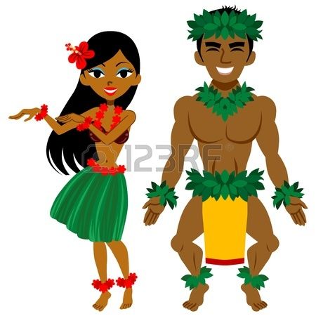 450x450 Stock Vector Diy Tahitian Dance, Hula Dancers, Hula