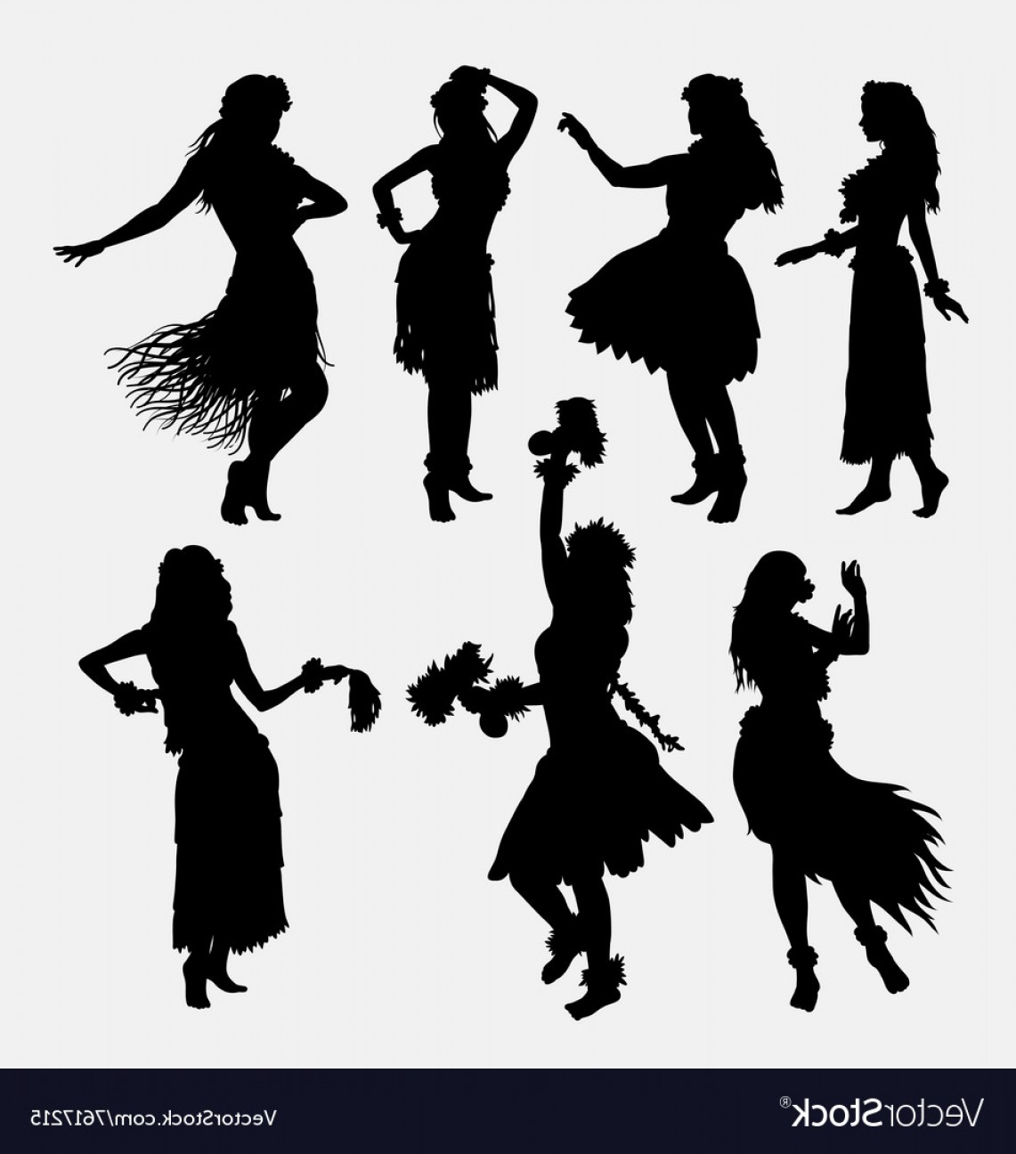 1141x1296 Hawaiian Hula Girl Femae Silhouette Vector Geekchicpro