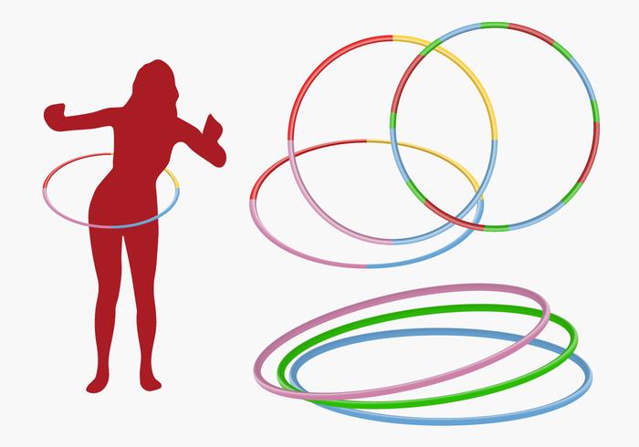 700x490 Hula Hoop Girl Vector