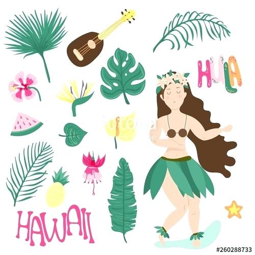 500x500 Free Vector Hula Tropical Flowers