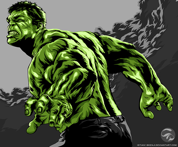 The Incredible Hulk On Pantone Canvas Gallery 600x495 The Incredible Hulk On Pantone Canvas Gallery