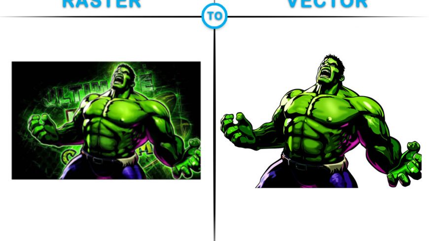 Wild And Roaring Hulk Vector Design 870x489 Wild And Roaring Hulk Vector Design