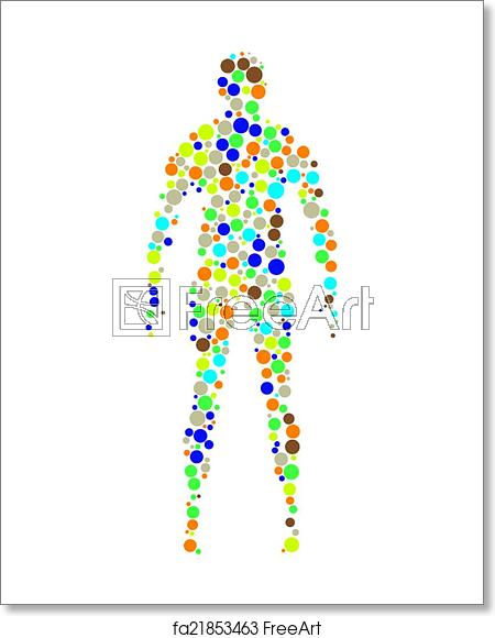 Free Art Print Of Vector Illustration Of Human Body Outline 450x580 Free Art Print Of Vector Illustration Of Human Body Outline