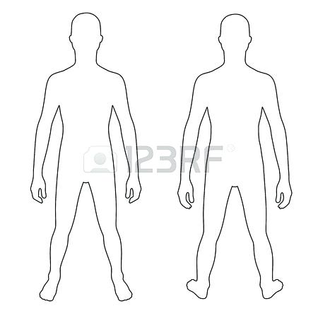 Human Body Outline Stock Vector Illustration And Royalty Free 450x450 Human Body Outline Stock Vector Illustration And Royalty Free