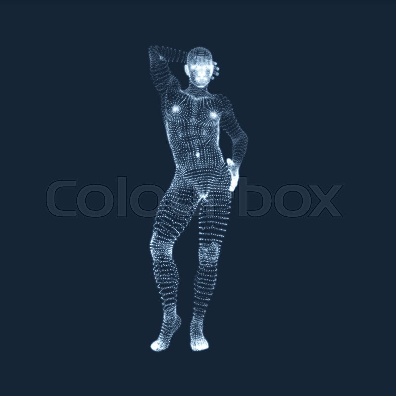 800x800 Man Stands On His Feet Model Of Stock Vector Colourbox