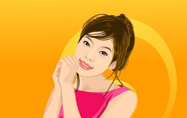 Human Face Vector 600x380 Human Face Vector