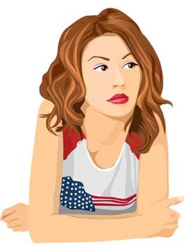 Free Human Face Vector Files, Vectors Graphics 264x350 Free Human Face Vector Files, Vectors Graphics