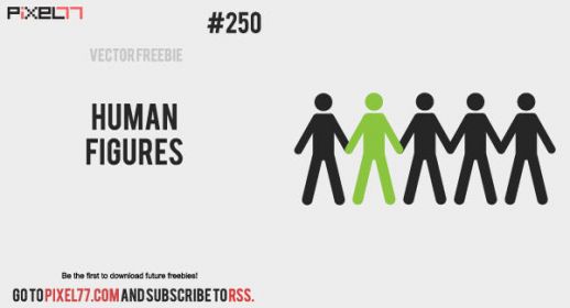 518x280 Human Figures Free Of The Day Vector