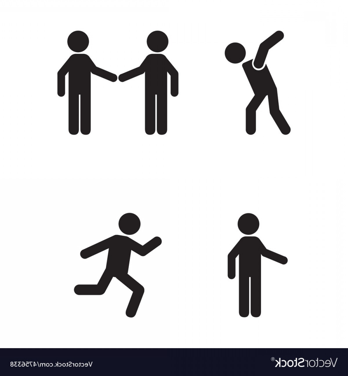 1200x1296 Playing Human Figure Vector Handandbeak