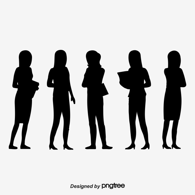 640x640 Creative Silhouettes Of Hand Painted Figures, Character, Figure