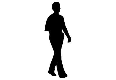 400x277 Huge Collection Of 'human Silhouette Walking' Download More Than