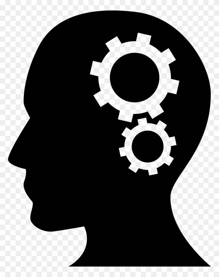 840x1060 Human Head Silhouette With Cogwheels Comments