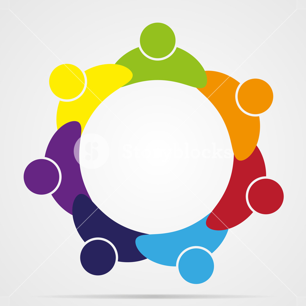 1000x1000 Business Corporate Abstract People Unite Friendship Logo Human