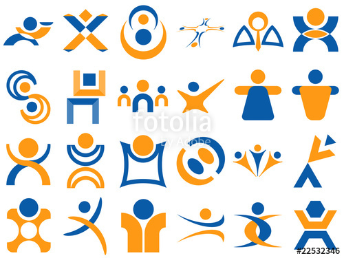 500x375 Human Logo Design Elements Stock Image And Royalty Free Vector