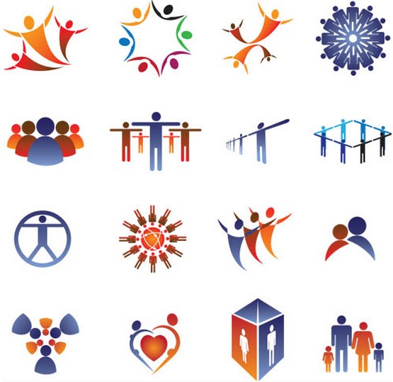 555x539 Human Logo Graphic Vector Graphics Free Download