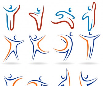 336x280 Linear Human Logos Vector Free Download Vectorpicfree