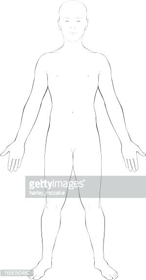 299x573 Human Outline Human Body Coloring Sheets To Print New Basic Anime