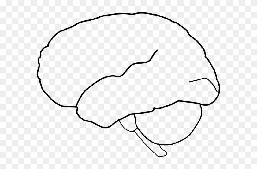 840x555 Brain Template Brain Outline Clip Art At Clker Vector