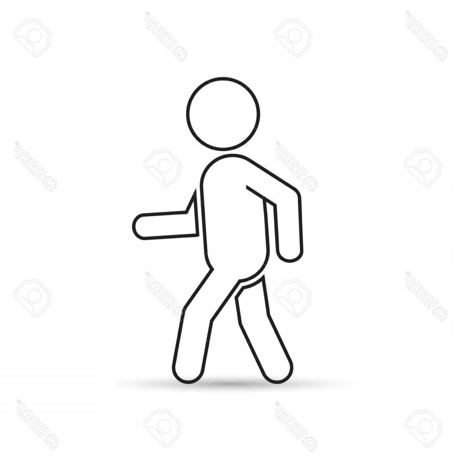 Human Outline Vector at Vectorified.com | Collection of Human Outline ...