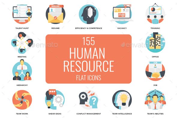 Human Resources Flat Vector Icons Icons Vector Icons 590x393 Human Resources Flat Vector Icons Icons Vector Icons