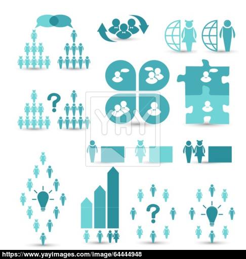 Set Business Icons, Management And Human Resources Vector 486x512 Set Business Icons, Management And Human Resources Vector