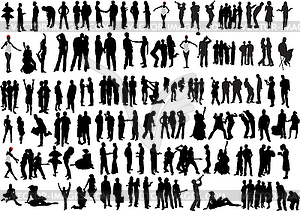 Human Silhouette Free Vector at Vectorified.com | Collection of Human ...