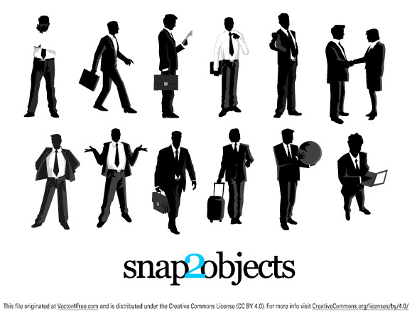 Free Free Vector Businessmen Silhouettes Files, Vectors 580x446 Free Free Vector Businessmen Silhouettes Files, Vectors