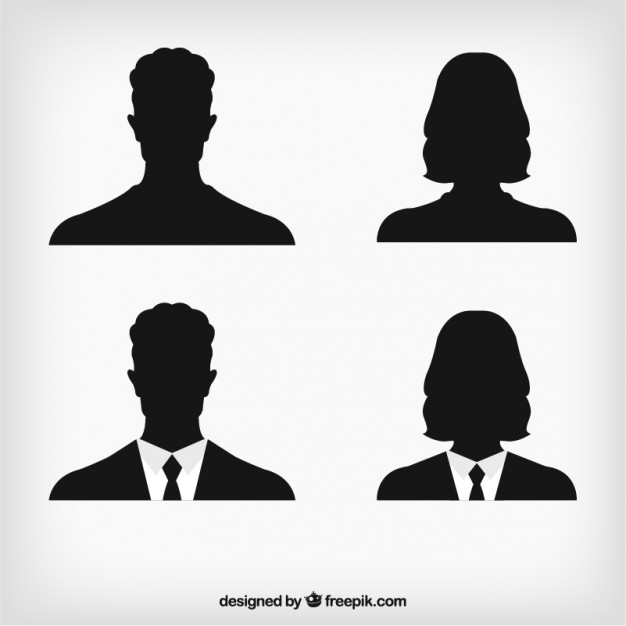Human Avatar Silhouettes Free Vectors Ui Download 626x626 Human Avatar Silhouettes Free Vectors Ui Download