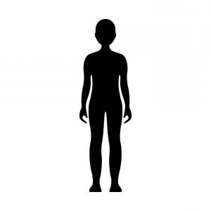 300x300 Human Front Side Silhouette Vector Soidergi