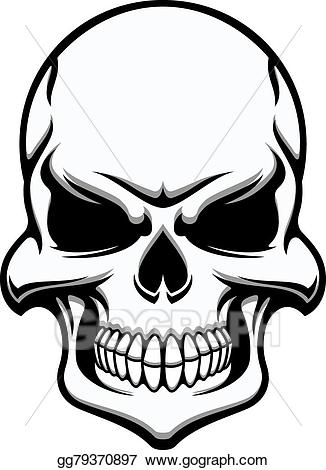 326x470 Halloween Clipart Black And White Skull