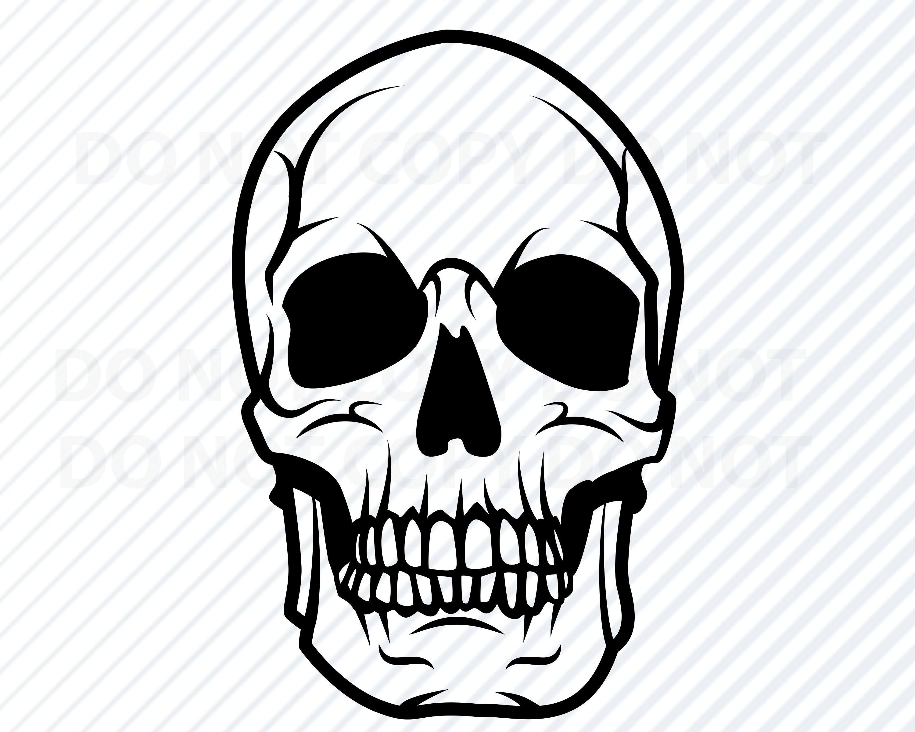 3000x2400 Skull Human Skull Vector Images Silhouette Clip Art For Etsy